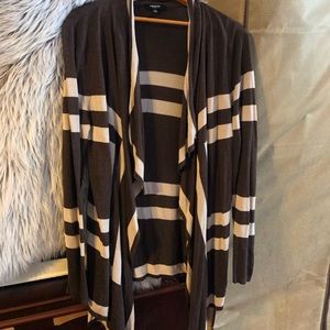 Brown Striped Sweater